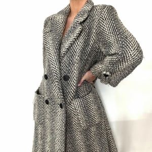 Wool Tweed Coat